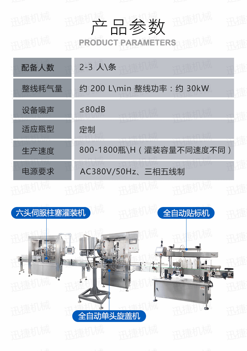 1-5L柱塞式潤滑油灌裝生產(chǎn)線