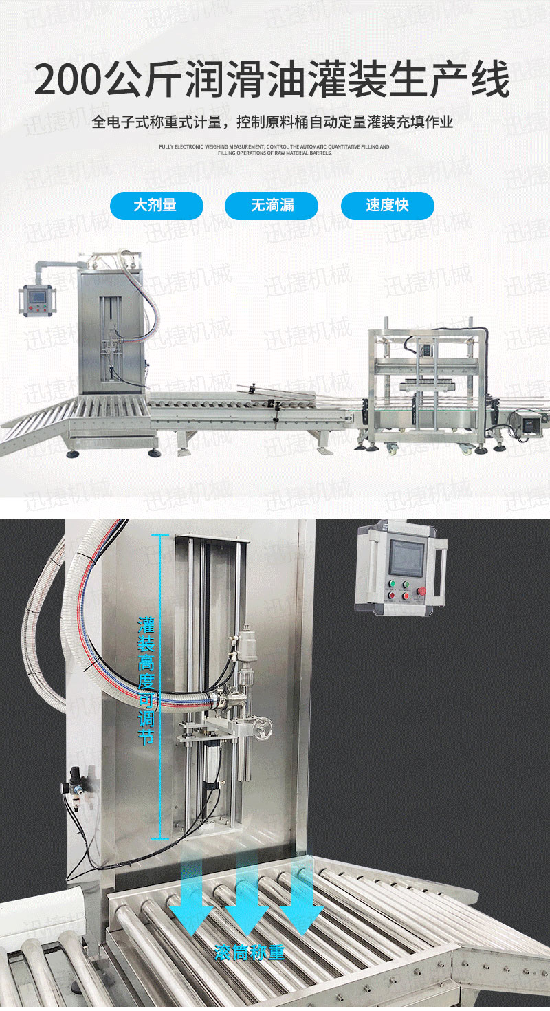 單頭潤滑油灌裝生產(chǎn)線